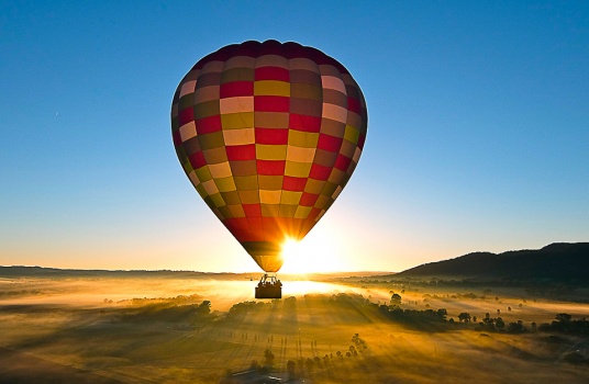  Staging Sunrise balloon flight